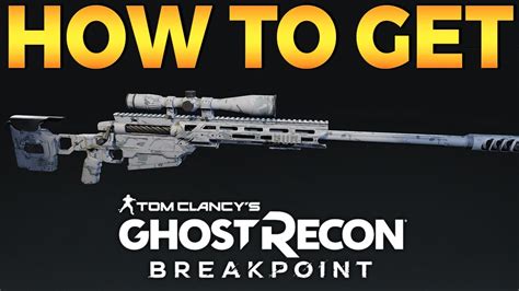 Ghost Recon Breakpoint | How to get TAC 50 Blueprint (Tac 50 Location) - YouTube