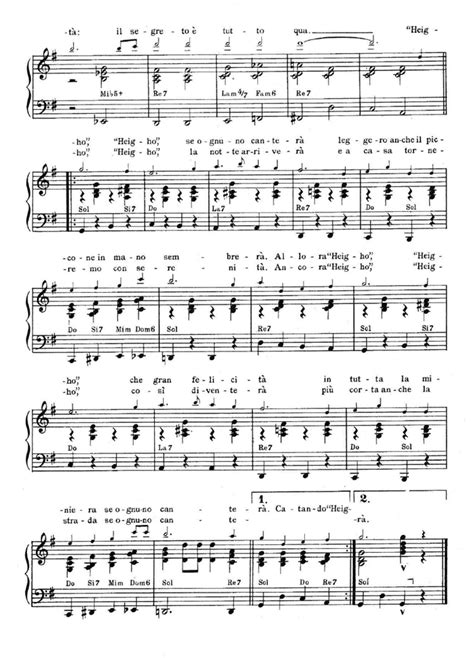 HEIGH HO Piano Sheet music | Easy Sheet Music