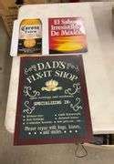 Corona Beer & Dads Fix It Shop Tin Sign - Hamilton-Maring Auction Group