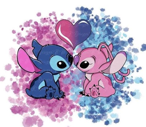 Disney Stitch, Lilo E Stitch, Angel Lilo And Stitch, Disney Phone Wallpaper, Cartoon Wallpaper ...