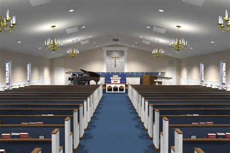 Church Decorating, Interior, 3D Renderings, Liturgical Design Church Interior Design, Church ...