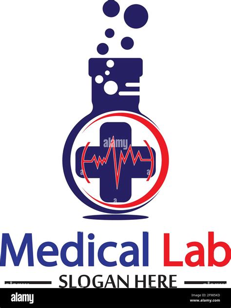 Medical Lab Logo Template Design Vector, Emblem, Design Concept, Creative Symbol, Icon Stock ...