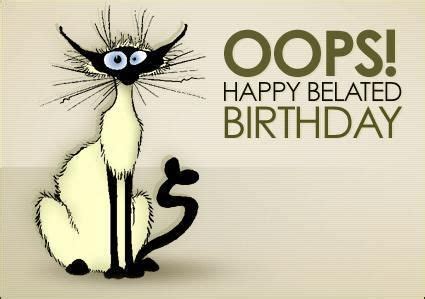 Pin by Trakeena vdV on Messages | Belated birthday funny, Belated ...