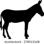 Donkey Silhouette Free Stock Photo - Public Domain Pictures