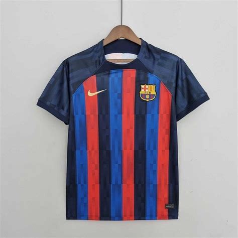 Barcelona 22-23 Home No Sponsor Soccer Jersey Replica in 2022 | Mens tops, Jersey, Soccer jersey