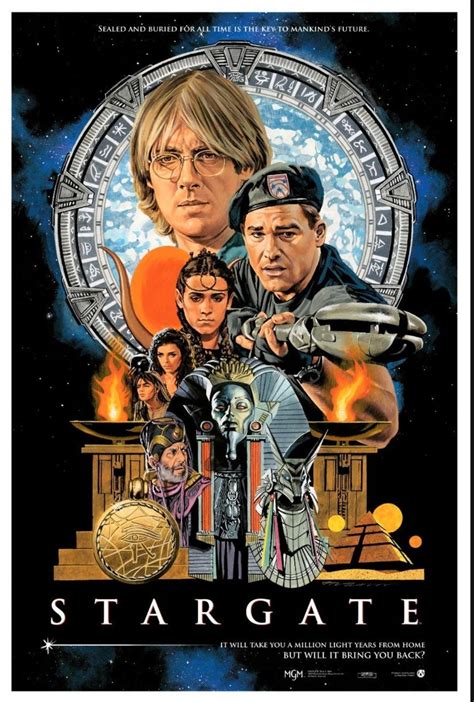 Stargate (1994) alternate movie poster by artist Paul Mann : r/Stargate