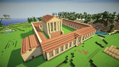 Roman Temple Minecraft Project