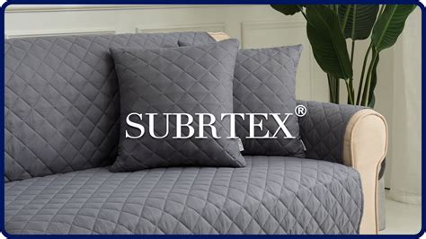 Reversible Quilted Sofa Slipcover | Subrtex - YouTube