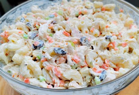 Filipino Chicken Macaroni Salad - Yummy Kitchen