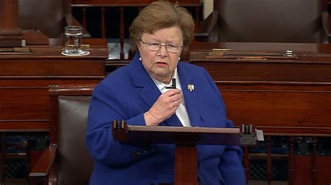 Longest Serving Woman Senator, Barbara Mikulski, Gives Farewell Address ...