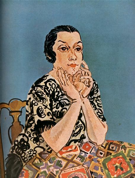 Portrait of Mrs. Dufy, 1930 - Raoul Dufy - WikiArt.org