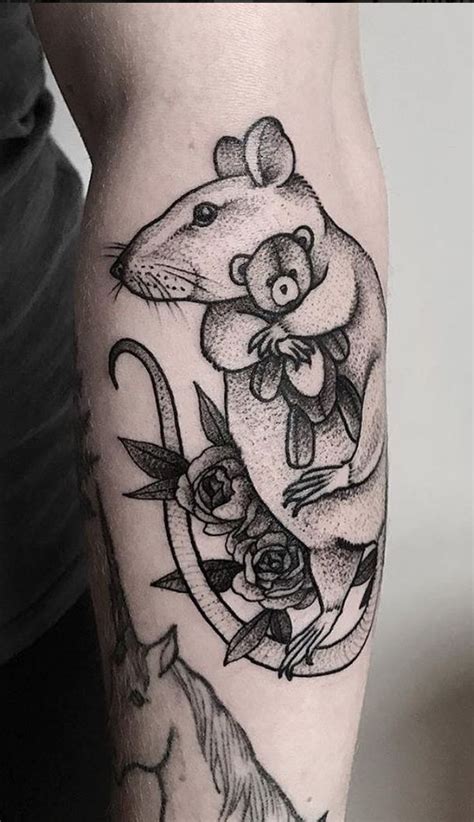 Chinese Zodiac rat tattoos | Mouse tattoos, Rat tattoo, Pattern tattoo