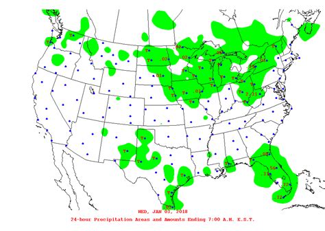 24 Hour Precipitation Map - Alanna Leontyne