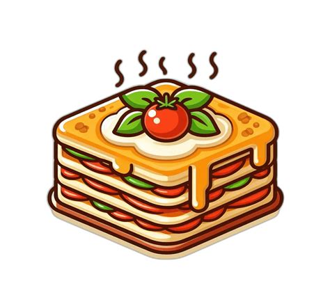 Lasagna Free Clipart Transparent - ClipartLib