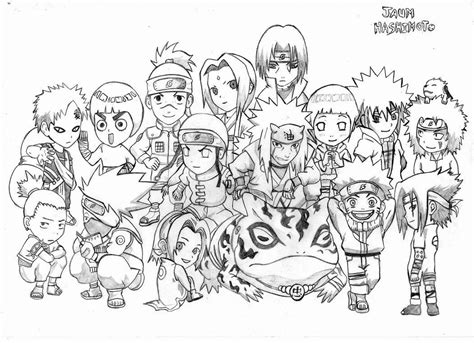 Chibi Naruto Coloring Pages - StephanyteDodson