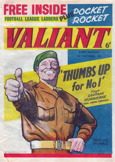 BLIMEY! The Blog of British Comics: A look back at VALIANT No.1 (1962)