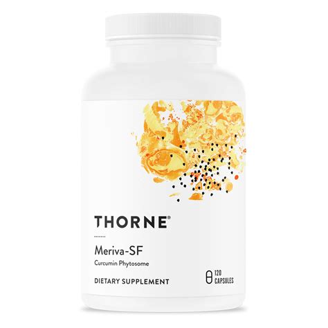 Thorne Research - Meriva SF (Soy Free) - Sustained-Released Curcumin Phytosome Supplement - 120 ...