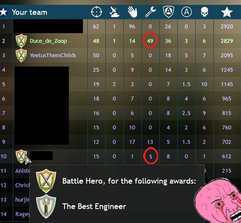 gaijin plz change how best engineer is decided ;_; : r/enlistedgame