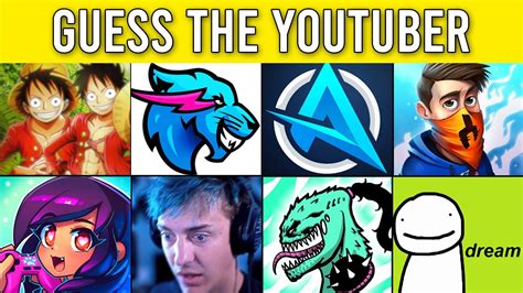 Guess The YouTuber by Their Logo | Logo Quiz Challenge - YouTube