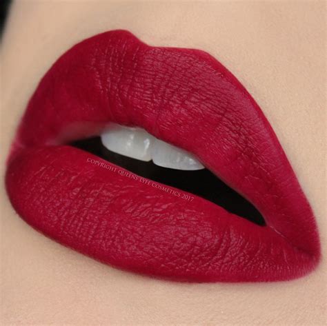 A burgundy red matte lipstick. - Paraben Free - Cruelty Free - Opaque Matte Coverage - High ...