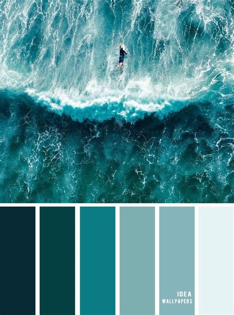 Ocean green inspired color palette - Idea Wallpapers , iPhone Wallpapers,Color Schemes | Cool ...