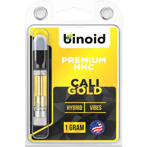 BINOID HHC Vape Cartridge - Cali Gold | VapeFuse