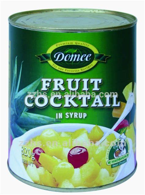 Brands Canned Fruit Canned Fruit Cocktail With Passion Fruit Pulp,China ...