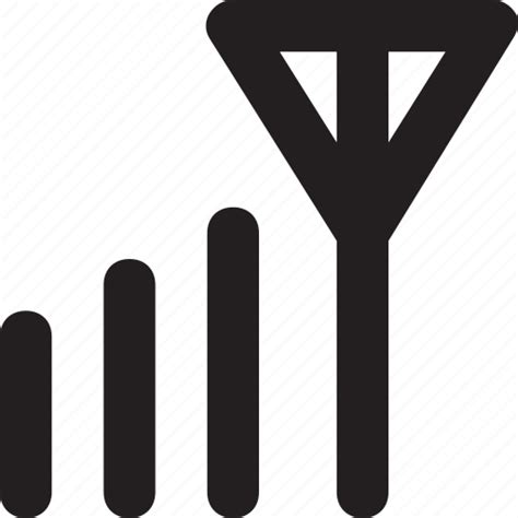 Coverage, mobile signals, network, signal bars, signals icon