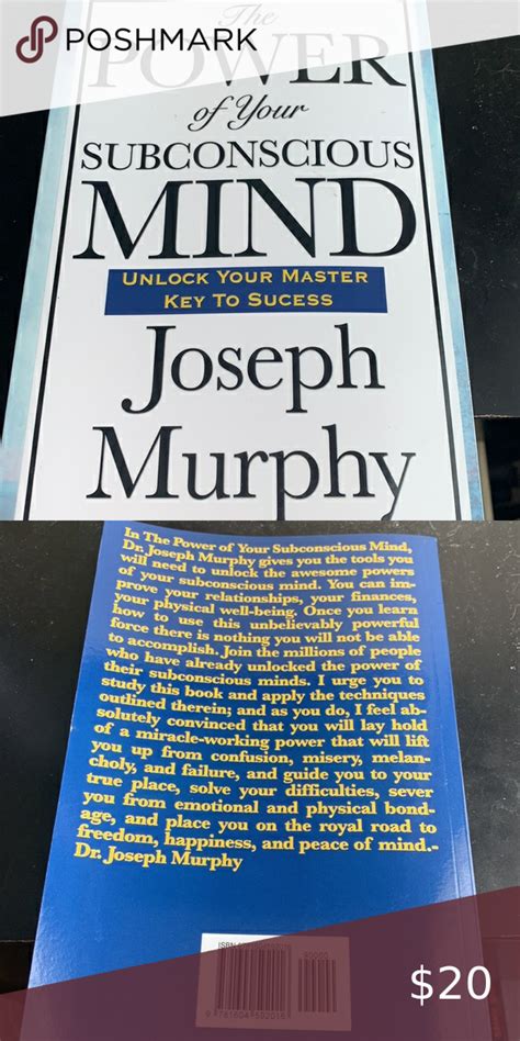 The Power of Your Subconscious Mind by Joseph Murphy Joseph Murphy, Master Key, Sucess ...