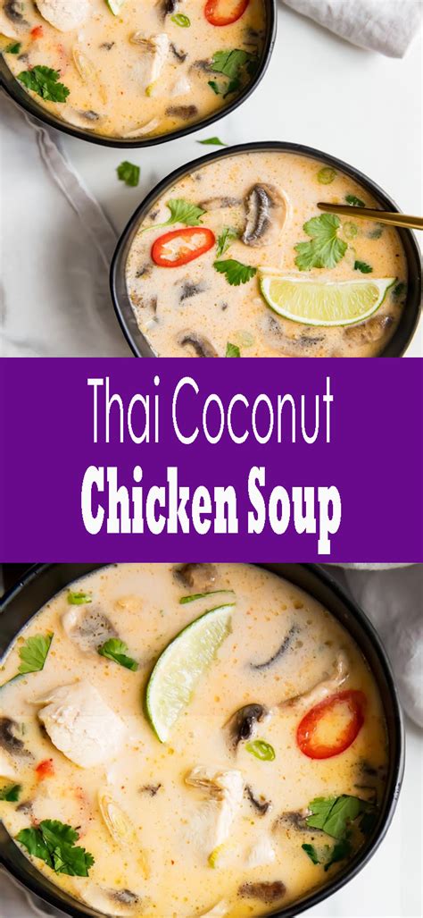 Thai Coconut Chicken Soup - pinsgreatrecipes11