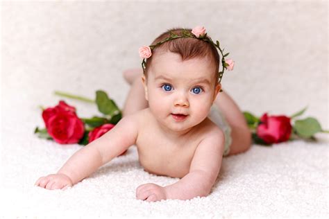 Free Images : person, girl, petal, red, child, pink, baby, roses, dress ...