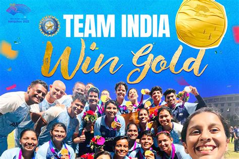 India's historic gold in Women's Cricket at Asian Games 2023