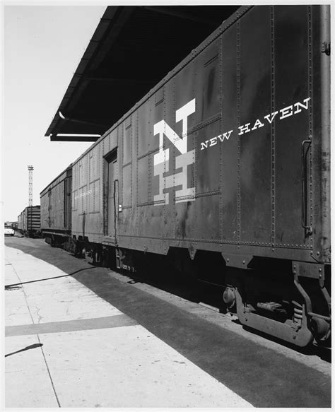 New Haven Railroad, NH Logo on Side, Parked train, Train o… | Flickr