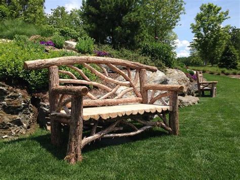 15+ Awesome Rustic Wood Garden Bench Ideas - Go Travels Plan | Garden bench rustic, Rustic ...