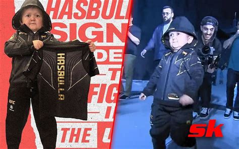 Watch: UFC's new signing Hasbulla walks out to the octagon in fight gear