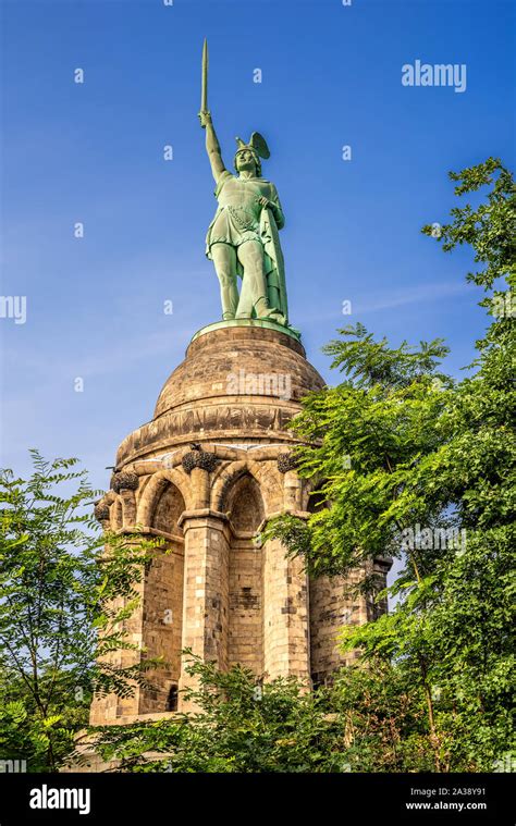 The Hermannsdenkmal in Germany Stock Photo - Alamy