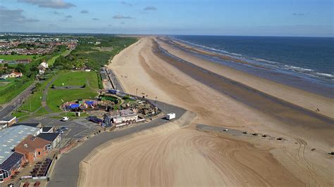 Mablethorpe Beach by Drone Photograph by TheDroneMan Net - Fine Art America