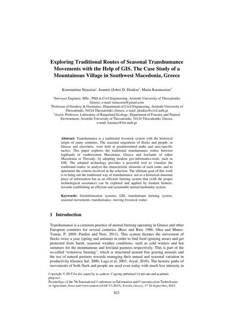 (PDF) Exploring Traditional Routes of Seasonal Transhumance - DOKUMEN.TIPS