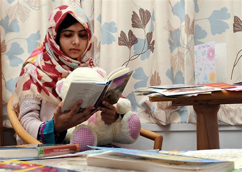 Malala Yousafzai Reads in Hospital - The New York Times