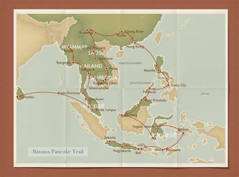 The Banana Pancake Trail - Major Stops and Routes for Backpackers in Asia • Adventures of Evan ...