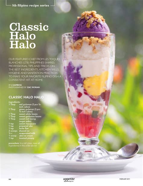 Classic Halo Halo Recipe | LTB Chefs Phils