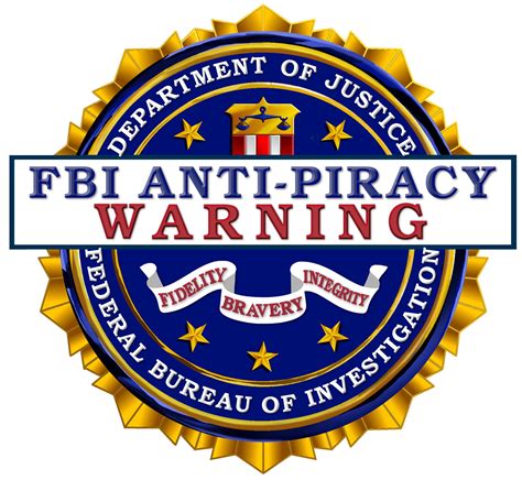 fbi company logo anti-piracy warning department of justice HD ... - ClipArt Best - ClipArt Best