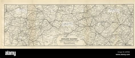 Midland railway map hi-res stock photography and images - Alamy