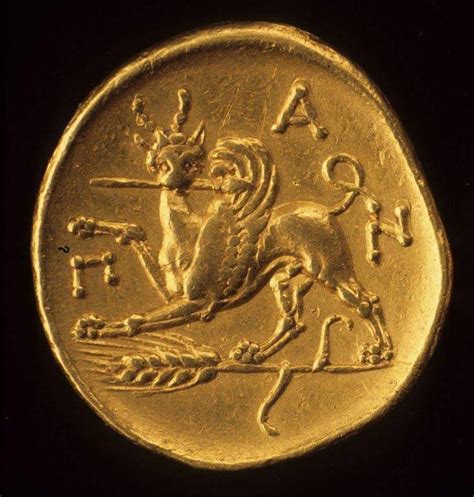 Greek gold coin, 4th Century BCE. Minted in: Panticapaeum. #GoldInvestment | Ancient greek coin ...