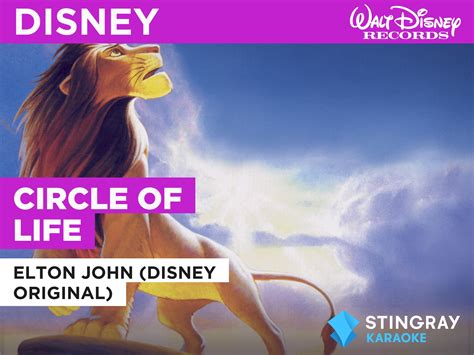 Prime Video: Circle Of Life in the Style of Elton John (Disney Original)