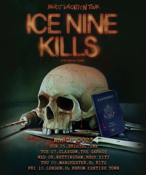 Ice Nine Kills - Wurst Vacation Tour 2023 - 10 March 2023 - O2 Forum ...