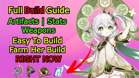 Genshin Impact Nahida Guide For Best Build Artifacts Weapons And More | SexiezPicz Web Porn