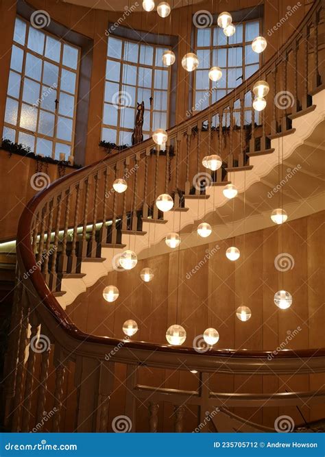 Cecil Brewer Staircase, London Stock Photo - Image of stairs, arch ...