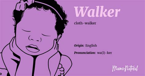 Walker Name Meaning, Origin, Popularity, Girl Names Like Walker - Mama Natural