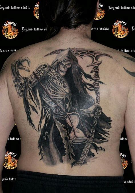 Reaper image by Sam Jackson | Grim reaper tattoo, Reaper tattoo, Death ...